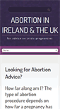 Mobile Screenshot of abortionadvice.ie